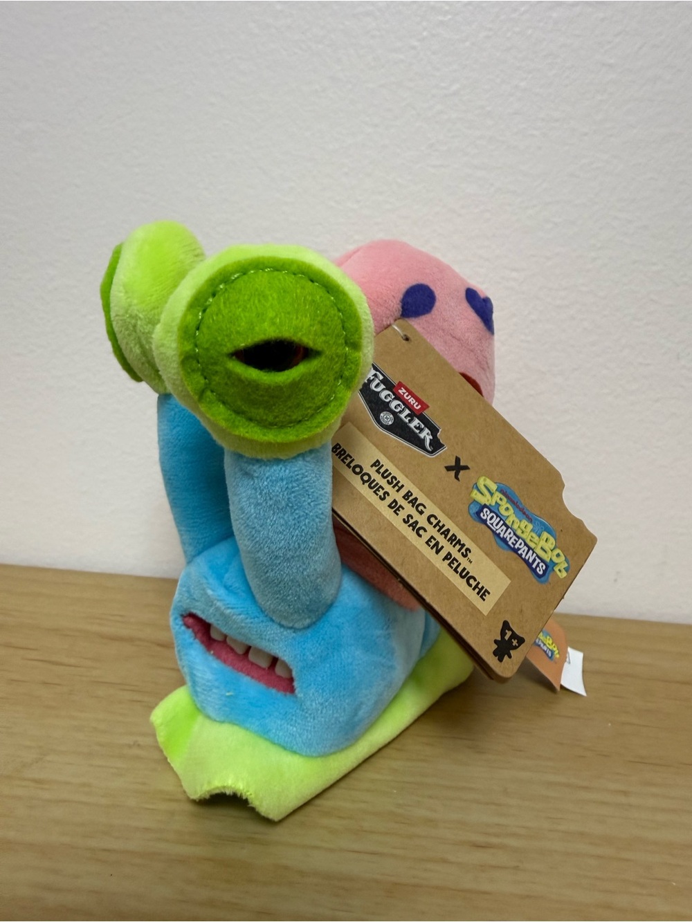 Fuggler x Spongebob 5inch Gary the Snail keyring bag charm New with Tags